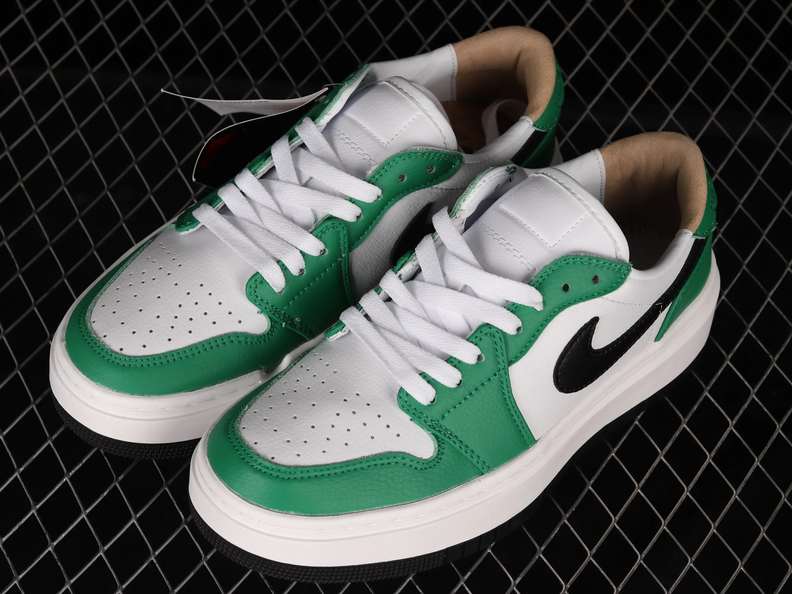 All categories Air Jordan Jordan series basketball shoes Air Jordan 1 Low Air Jordan 1 Elevate Low SE "Wolf Grey" Little AJ thick-soled retro basketball shoes DH0449-300